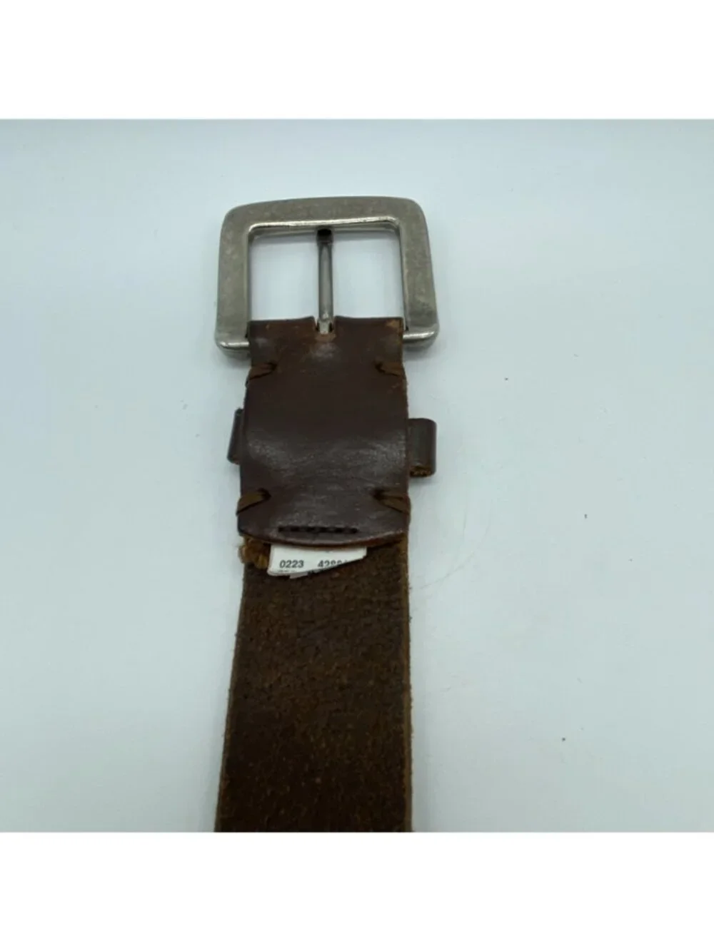 American Eagle Brown Genuine Leather Belt Size 32 Casual  1 3/8